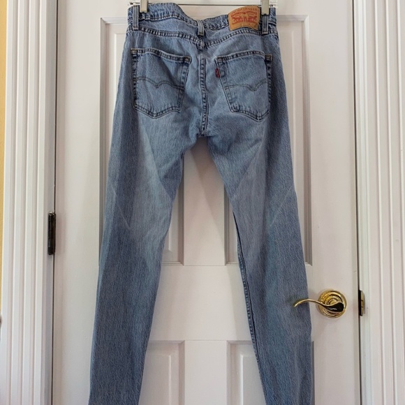 Levi's Men's Skinny Style Jeans with Torn Knees - Picture 5 of 5